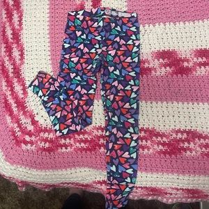 Valentines heart leggings